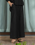 JACQUARD WIDE LEG TROUSER